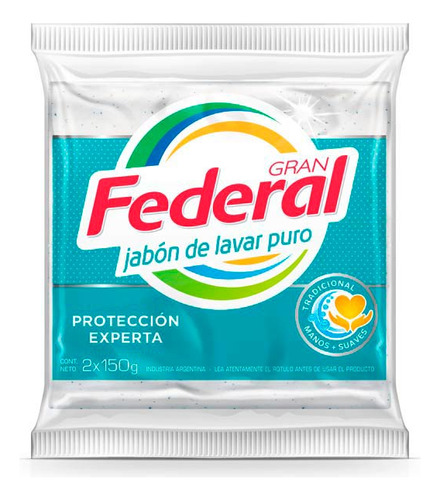 Pack X 3 Unid Jabon En Pan  Tradicmax 2x150 Gr G.federal