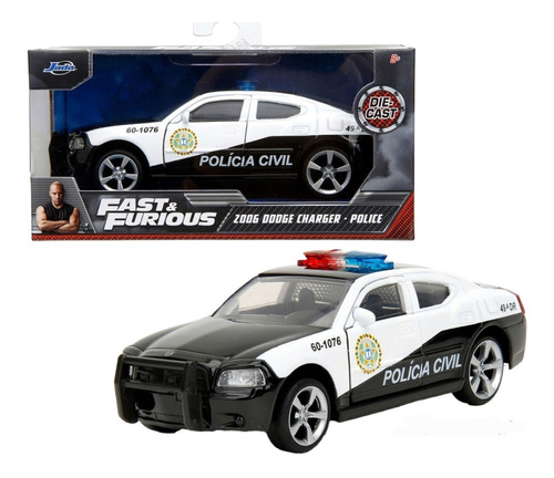 2006 Dodge Charger Police Rapido Y Furioso 1:32 Jada Ofert!