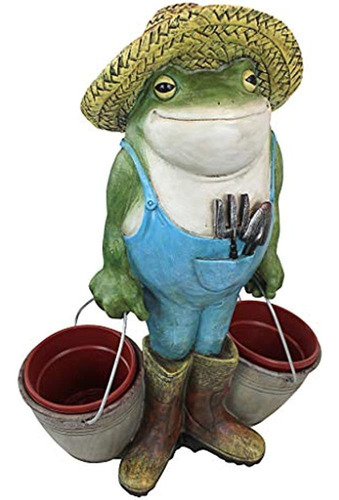 Design Toscano Hf300718 Buckets La Estatua De La Rana Del Ja