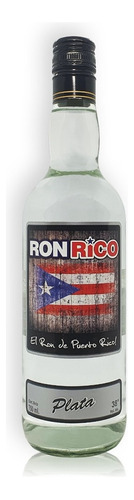 Ron Rico Plata Ron Blanco Destilado 750ml Puerto Rico