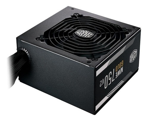 Fuente Cooler Master Mwe V2, 750 W, 80 Plus, color dorado y negro, 110 V/220 V