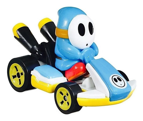Imagem 1 de 5 de Hot Wheels Mario Kart Light-blue Shy Guy Grn21 Mattel