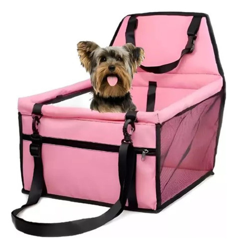 Bolso Silla Transportadora Para Asiento Auto Perro Mascota