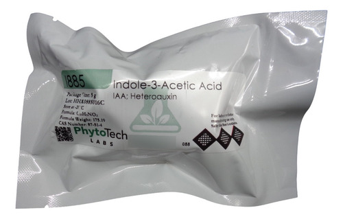Ácido Indole-3-acetico Aia 5g I885 Phytotech- Invitroorquid®