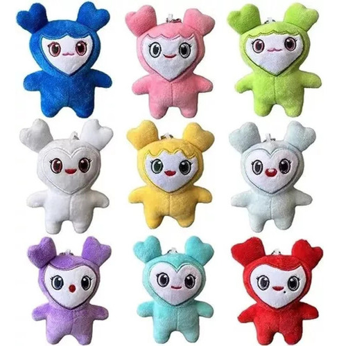 Llavero adorable Twice Plush de 9 piezas, K-pop, color coreano, 9 piezas