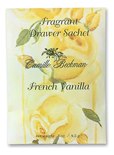 Camille Beckman Premium Fragrant Drawer Sachet, French Vain