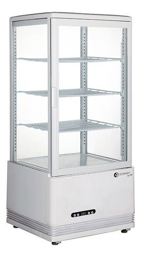 Heladera Vertical Italy 4 Caras Vidriadas 78 L De Francesco Color Blanco