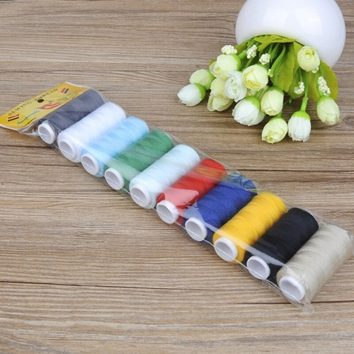 Hilos Coser Costura Poliester Colores Mixtos 10 Carretes 20m Color Multicolor Basicos Mixto