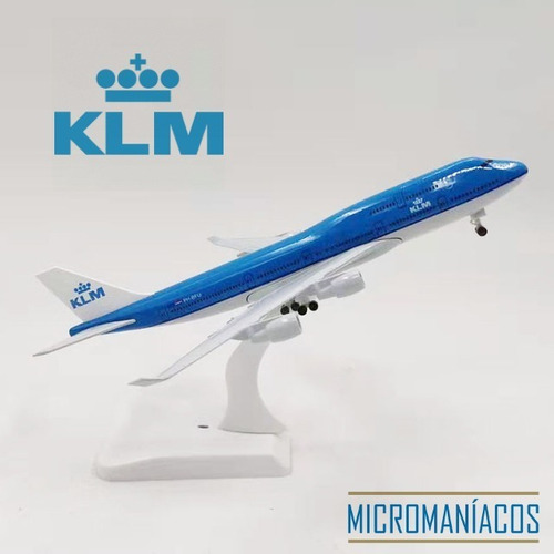 Klm Boeing 747-400m - 1:400 - Aircraft Model - Frete Grátis