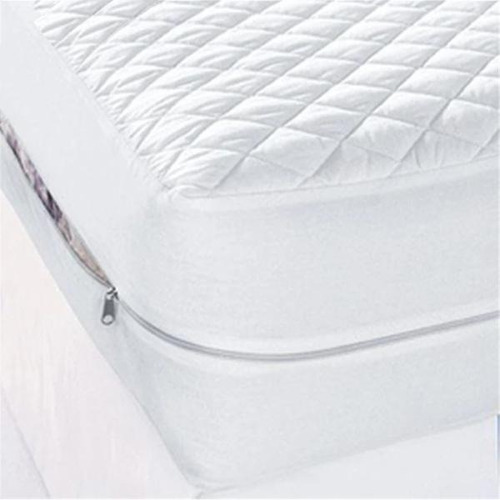 Forro Protector Acolchado Con Cremallera Cama Queen