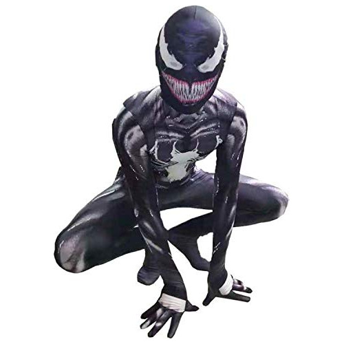 Omeentff Venom Kids Body Superhéroe Disfraz De Halloween (ni
