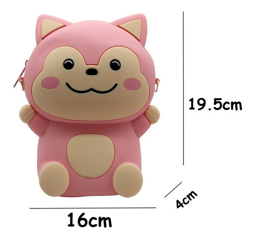 Imagen 4 de 5 de Bolso Silicona De Moda Estilo Coreano Con Correa