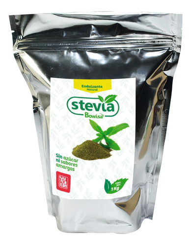 Endulzante Hoja De Stevia Molida Bowisa 1 Kg