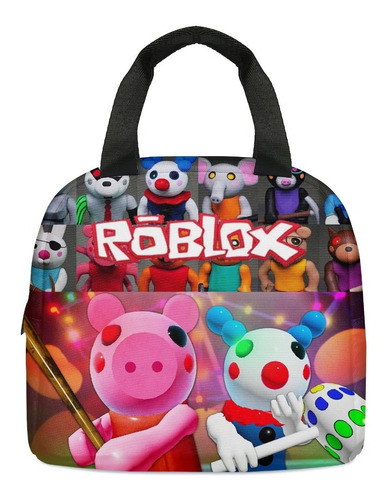 Roblox Piggy Escolar Fiambrera Térmica Fresca Aislada Bolsa