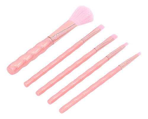 Juego De Brochas De Maquillaje Suaves, 5 Piezas, Brochas Cos