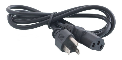 Imagen 1 de 3 de Cable De Poder Para Fuente/ Impresora/ Cpu/ Monitor 1.5 Mts