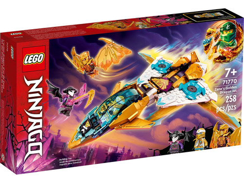 Lego Ninjago Zane, El Dragón Dorado A Reacción 71770