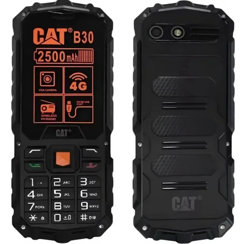 Celular Caterpillar B30 4G Preto com Tela 2.4" LCD, Robusto e à P...