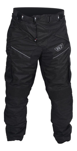 Pantalon Viajero R7 Racing Negro R7-609 Textil