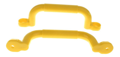 1 Par Manija Antideslizante De Agarre Seguro Para Amarillo