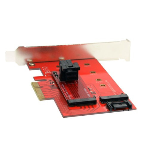 Pci-e 3.0 X4 Lane Host Adaptador M.2 Ngff M Clave Ssd U.2 U2