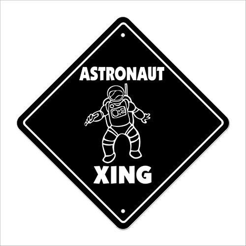 Señal De Cruce De Astronauta Zona Xing | Interior/exte...