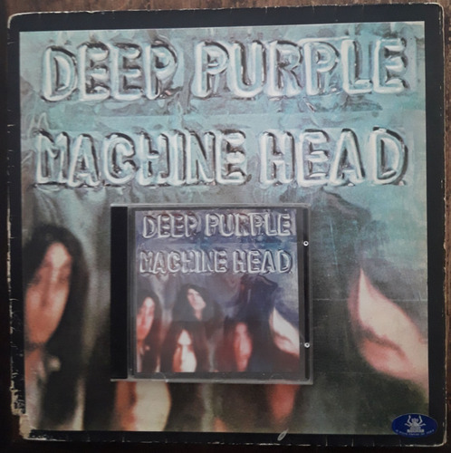 Lp + Cd (g/vg/+) Deep Purple Machine Head Ed Br Gat Re