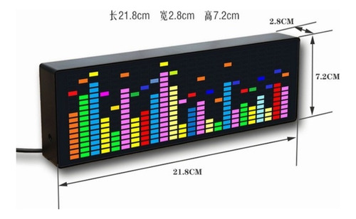 2024 Sensor De Voz Con Luces De Ritmo De Espectro Musical
