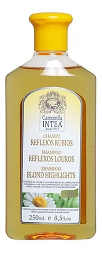 Shampoo Intea Camomila 250ml Reflexos Louros 