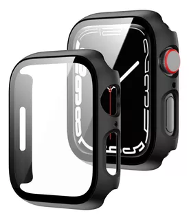 Funda Case Cristal Templado Para Apple Watch 44 45 40 41 Mm