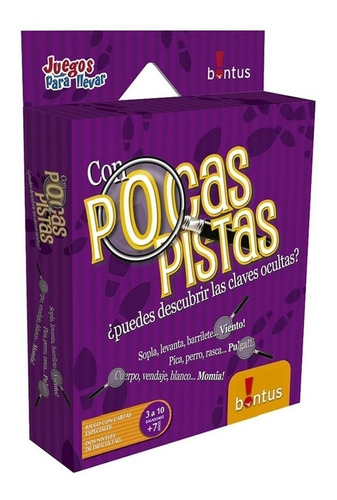 Pocas Pistas Juego De Mesa Edicion Viaje Original Bontus 508