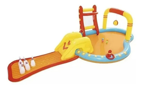 Pileta Juego Inflable Play Center Bowling 4,35 X 2,1 Mts