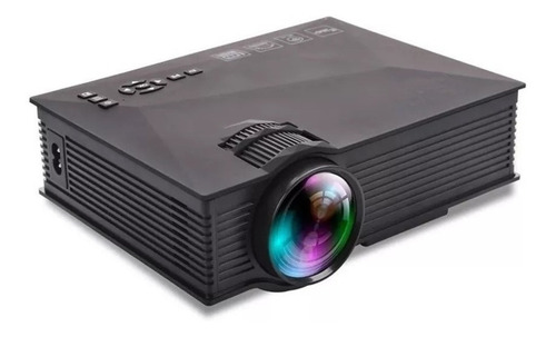 Mini Projetor Led Profissional Uc68 Wifi 1800 Lumen Miracast
