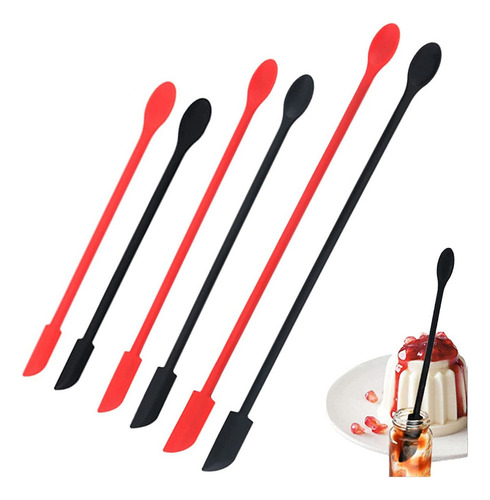 6 Piezas De Espátula De Silicona, Espátula For Crema,