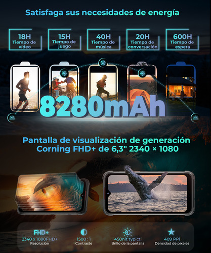 Hotwav Cyber 7 128GB Negro 8GB RAM