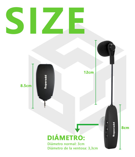 Micrófono Superadd Kx-632 De Acordeón Bajo Consumo