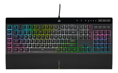 Teclado Corsair K55 Rgb Pro Xt Ch-9226715-na Cable Ingles