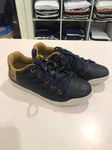 Tênis Polo Menino Infantil Azul Marinho C/ Cadarço