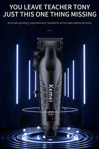 Máquinas Para Cortar Cabello, Combo Kemei 2290 Y 2293 Negro