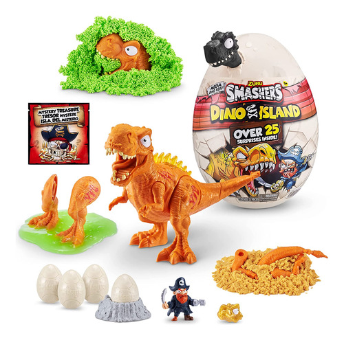 Sets De Muñecos  Dino Island Mega Egg T-rex Toy De Zuru