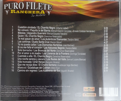 3 Cd Con La Mejor Música Ranchera Puro Filete