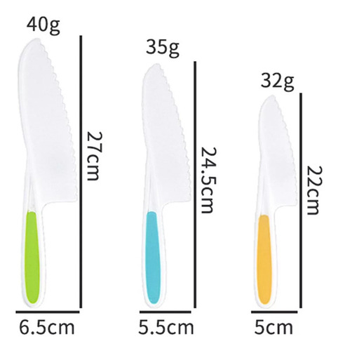 Cuchillos De Cocina De Madera Para Niños, Juego De