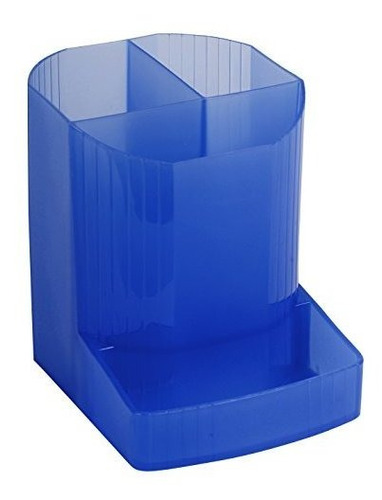 123 X 90 X 111 Mm Iderama Mini Octo Pen Pot, Azul Real Trans