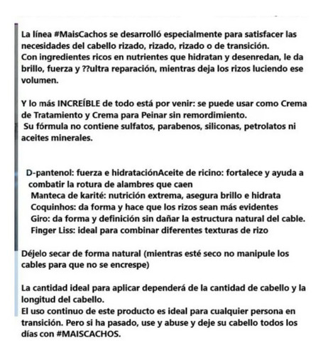 Crema Skala Expert Mais Cachos 2em1
