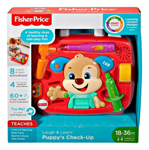 Perrito Botiquín Médico Fisher Price Ríe Aprende Mattel Pr01