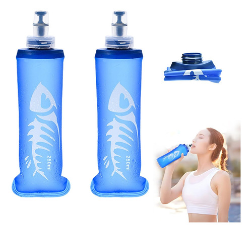 Paquete De Soft Flask,botellas De Agua Deportivas Plegables