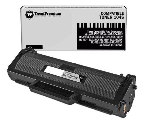 Toner Generico Para Samsung 104  Scx-3200 Scx-3205 Ml1675 