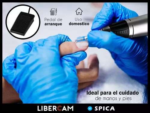 Set Torno De Uñas Spica S-320 Manicura Pedicura Manos Pies