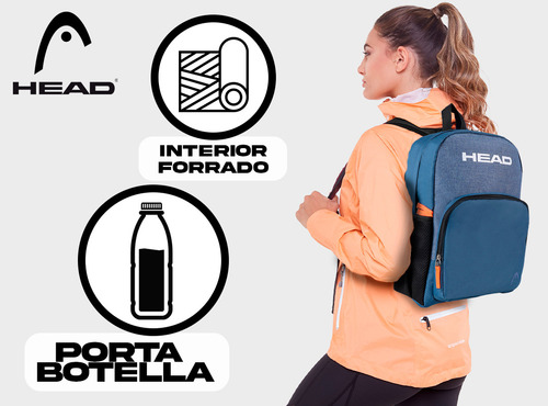 Mochila Urbana Deportiva Head Original Diseño Nuevo Unisex