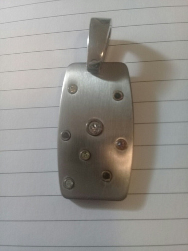 Dije Para Cadena Caballero Acero Inoxidable
